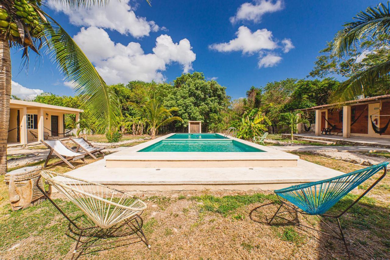 Posada Palmar Bacalar Eksteriør billede